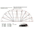 thumbnail image 3 of Ikuby Medium Carport, 102.3 x 228 x 81.5 in, Gray, 3 of 9
