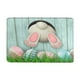 thumbnail image 2 of Tapete de Entrada para El Día de Pascua - Tapete para La Puerta Principal - Alfombra de Baño Súper Absorbente de Secado Rápido - Base de Goma Antideslizante, Lavable - Verde, 40X60 Cm, 2 of 7