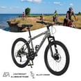 thumbnail image 2 of Ambifirner 24 Inch Mountain Bike - Steel Frame - Shimano 21 Speed - Dual Disc Brakes and Front Suspension - MTB, 2 of 10