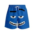 thumbnail image 3 of WOYY Boys Funny Graphic Beach Shorts Casual Elastic Waist Drawstring Shorts, Sizes 2-14, 3 of 3