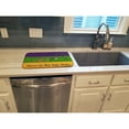 thumbnail image 3 of Carolines Treasures 8382DDM Mardi Gras Dish Drying Mat for Kitchen Counter Mardi Gras Jazz Trumpet Design Dish Drying, 3 of 4
