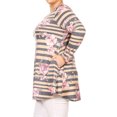 thumbnail image 3 of Plus Size Women's Long Sleeves Print Tunic Top, 3 of 4