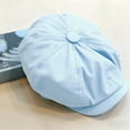 thumbnail image 3 of TELOLY Mens Hats,Adjustable Fit Newsboy Cap for Men,Stylish Look Flat Hats,Blue, 3 of 7