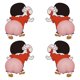 thumbnail image 1 of ER 4 Uds pegatina 3d para puerta de coche pegatina para evitar colisiones dibujos animados individualidad y creatividad (Crayon Shin-chan) brillar Electrónica, 1 of 5