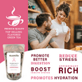 thumbnail image 4 of Nelson's Tea Raspberry & Cream - Cut & Sifted Raspberry Loose Leaf Tea with Rooibos Green Tea, Dried Red Raspberry Leaf, Marigold, Hibiscus, Rose Petals, and Safflower (3.2 oz), 4 of 7
