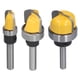 thumbnail image 2 of Brocas de Enrutador de Plantilla de Bandeja de Tazón, Broca de la Nariz Redonda de CARBURO 5/8 Pulgadas de Profundidad de la Cuchilla para la Carpintería para Madera, 2 of 7