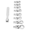 thumbnail image 2 of Oubit Clé à Rochet Interchangeable 9pcs Clé à Rochet Interchangeable Set Clé en Acier Chromé Vanadium Multifonctionnelle, 2 of 9