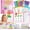 Pink, variant on Fraction Educational Puzzle, Fraction Demonstration with Fraction Tiles & Circles, Fraction Manipulatives for Elementary School, Maths Learning Toys for Kids,Blue