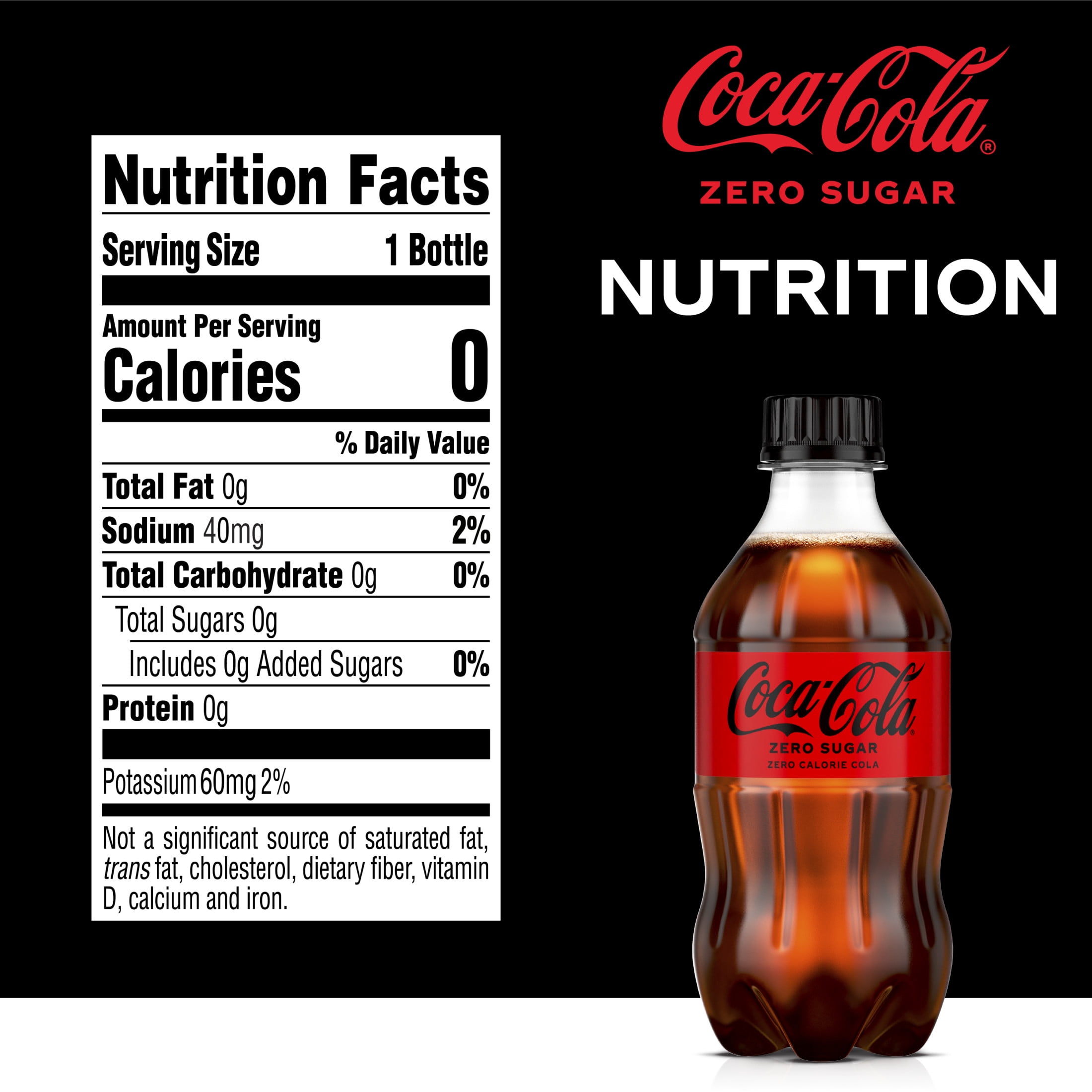 Coca-Cola Zero Sugar Sugar-Free Soda Pop, 12 fl oz Bottles, 8 Cans-Pack Of 3