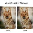 thumbnail image 3 of SKYSONIC Mixed Breed Dog on a Color Background Double-Sided Printed Garden House Sports Flag 12x18in Polyester Decorative Flags for Courtyard Garden Flowerpot, 3 of 7