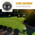 thumbnail image 2 of SWETRACE Garden Sphere Decorative Gazing Globe Stainless Steel Black 1Pack 6in Diameter, 2 of 8