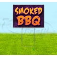 thumbnail image 1 of Smoked BBQ (18" x 24") Yard Sign, Includes Metal Step Stake, 1 of 6