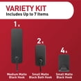 thumbnail image 4 of Command Hooks Matte Black Decorations Variety Kit, Holds up to 3 lb., 7 Wall Hooks Total, 4 of 8