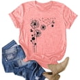 thumbnail image 2 of Birdeem T-Shirt à Manches Courtes Col Rond Imprimé pour Femmes Grande Taille, 2 of 5