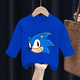 thumbnail image 3 of Camisetas estampadas de Sonics, cuello redondo, mangas largas, figuras de anime para niños, camisetas para niños, ropa de moda para niños y niñas con estampados, 3 of 5