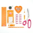 thumbnail image 3 of Dritz Sewing Box Kit, Orange and Pink, 3 of 3