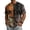 A003-Coffee, variant on Mens Halloween Shirt Graphic Halloween Tshirts Funny Jack-o'-lantern Face Print Short Sleeve Halloween Blouse Tops