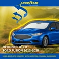 thumbnail image 6 of Goodyear Foldable Windshield Sun Shade for Ford Fusion 2013-2022, Custom-Fit Car Windshield Cover, Car Sunshade, UV Protection, Vehicle Sun Protector,Auto Car Window Shades for Front Window - GY008256, 6 of 8