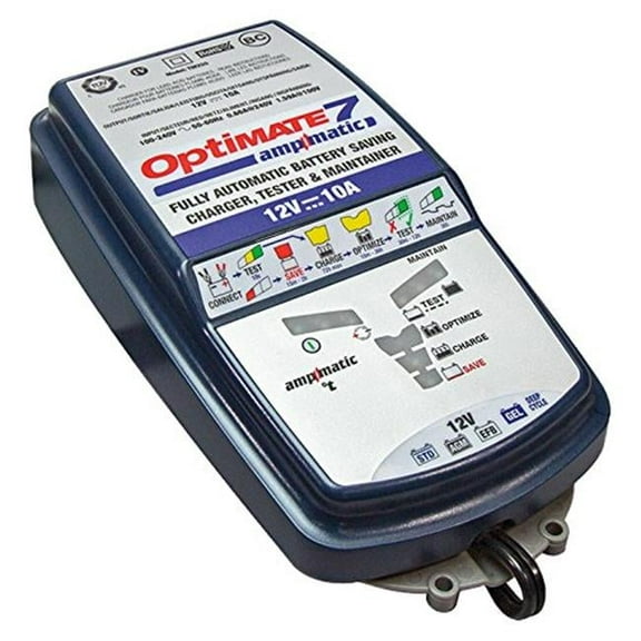 12V - 10A Optimate 7 Ampmatic Battery Saving Charger & Tester
