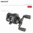 thumbnail image 2 of DEUKIO 2024 Black Trolling Drum Fishing Reels Left/Right Hand 11+1BB Trolling Reel Max Drag 5kg Pesca Offshore Fishing, 2 of 10