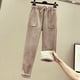 thumbnail image 2 of Moda Casual mujer estampado Span señoras mallas sólidas cintura alta mantener caliente pantalones largos Pompotops ulkah942999, 2 of 6
