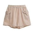 thumbnail image 4 of Sngxgn Women‘s Flowy Running Shorts Casual Summer Athletic Shorts(Khaki,XL), 4 of 7