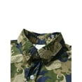 thumbnail image 4 of ITFABS Summer Little Boys Shirt, Short Sleeve Lapel Single-breasted Top, 4 of 6