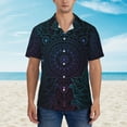 thumbnail image 2 of Disketp Hawaiian Shirts For Men,Boho Print Mens Casual Short Sleeve Button Down Shirts Beach Shirt, 2 of 7