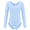 Light Blue, variant on Dancina Girls Long Sleeve Leotard – Soft Stretch Cotton, Fully Lined Front – Ideal for Ballet, Gymnastics, and Dance Classes