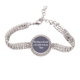 thumbnail image 1 of Qoutes gente famosa Healing resto labor párpado ojos Pulsera de tobillera de cadena de tenis, joyería de diamantes, 1 of 3