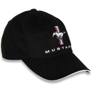 Checkered Flag FMD7756 Ford Mustang Tri-Bar Logo Black Cotton Hat
