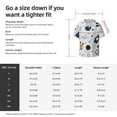 thumbnail image 7 of Vsdgher Cartoon Planets Print Men's Wrinkle Free Untucked Cuban Shirt Business Casual Button Down Shirts Short Sleeve Shirt, 7 of 7