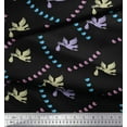 thumbnail image 2 of Soimoi Rayon Fabric Small Bird,Fish & Heron Bird Print Fabric by Yard 56 Inch Wide, 2 of 3