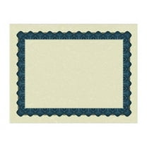 Great Papers! Parchment Certificate, Metallic Blue Border, 8-1/2" x 11", 100 Count
