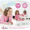 thumbnail image 6 of Emily Rose 18-inch Doll Bedroom Vanity with Chair - Floral Collection Compatible with American Girl Dolls, 6 of 8