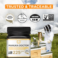 thumbnail image 3 of Manuka Doctor Manuka Honey, MGO 225+ Monofloral, 100% Pure New Zealand Honey, RAW, Non-GMO, 8.75oz, 3 of 8
