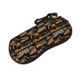 thumbnail image 2 of Picia Yellow Excavator Print Sunglasses Case, Eyeglasses Case Protector Large Glasses Case, Key Lock Case Protective Glasses Holder Eyeglasses Cases, 2 of 8
