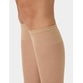 thumbnail image 4 of No nonsense Women's Sheer Knee Highs with Comfort Top 8 Pair Pack, Nude, One Size, 4 of 4