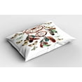 thumbnail image 2 of Ambesonne Feather Pillow Sham, Dreamcatcher Art, 26" X 20", Multicolor, 2 of 2
