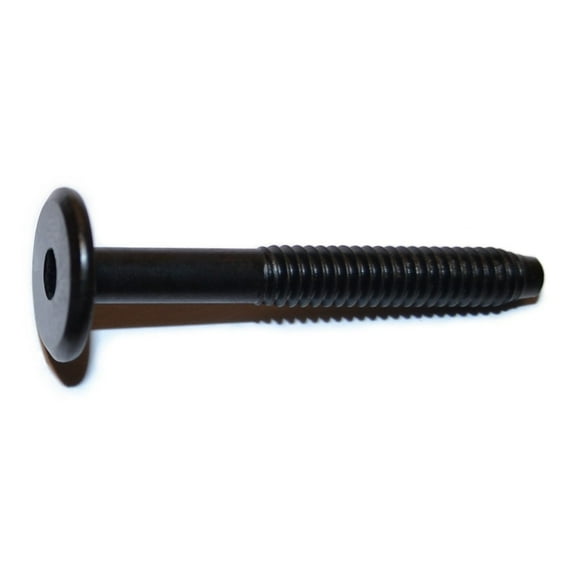 1/4"-20 x 1.97" Black Steel Coarse Thread Joint Connector Bolts (10 pcs.)