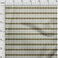 thumbnail image 2 of oneOone Polyester Lycra Dark Olive Green Fabric Argyle Check Craft Projects Decor Fabric Printed By The Meter 56 Inch Wide, 2 of 4