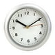 thumbnail image 1 of Reloj de pared decorativo redondo para decoración del hogar, sencillo, creativo, moderno, silencioso, sin tictac. Blanco plateado, 1 of 9