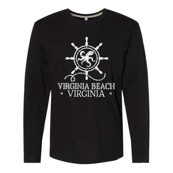Inktastic Virginia Beach VA Nautical Long Sleeve T-Shirt