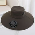 thumbnail image 2 of Hfnxid Fan Hat Women's Solar Powered Fan Visor Sun Shading Sun Protection Charging Fan Hats Sun Protection Practical, 2 of 2