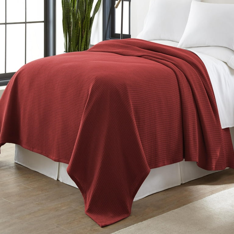 Burgundy king size blanket cheap