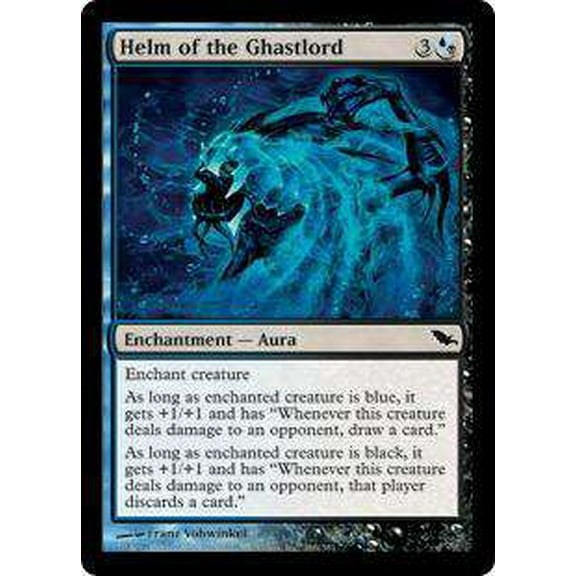 MtG Shadowmoor Common Helm of the Ghastlord #166