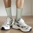 thumbnail image 6 of Bingfone Compression Socks for Women and Men Long Socks for Running Athletic Cycling Nurse- Leaves, 6 of 6