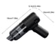 thumbnail image 2 of Aspiradora de mano para automóvil Batería recargable de 4000 mAh | Motor inalámbrico portátil ligero de 90 W | Potente succión de 6500 Pa | Cubo de polvo visual | Filtro lavable | Incluye boquillas, 2 of 7