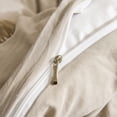 thumbnail image 6 of Move Over Taupe Tufted Tassel Bedding Sets King Solid Color Pattern Camel Macrame Duvet Cover Set No Filling, 6 of 7