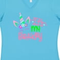 thumbnail image 4 of Inktastic It's My Birthday Unicorn Women's V-Neck T-Shirt, 4 of 5